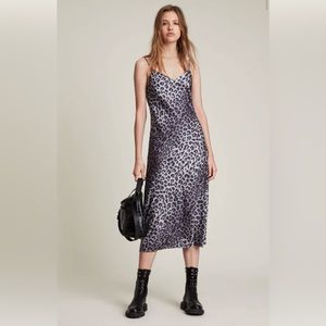 All Saints Leppo Slip Dress Size 4